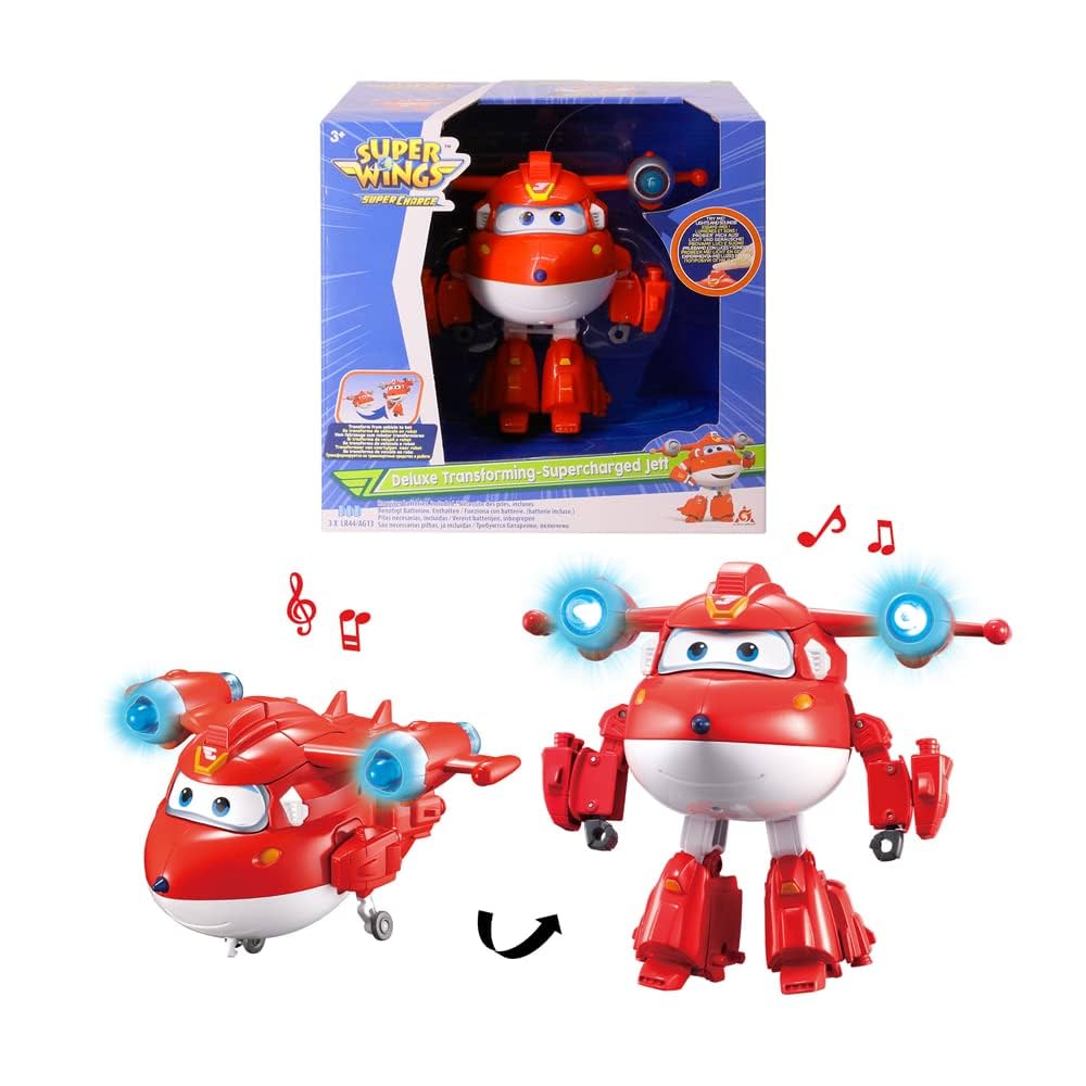 Super Wings EU740431 Jett Supercharged Deluxe Character